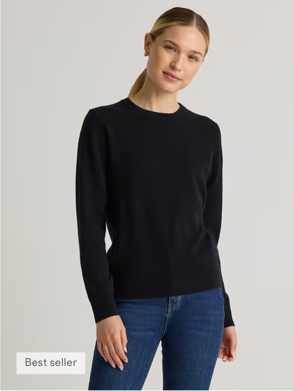 NWT Quince 100% Mongolian Cashmere Crewneck Sweater XS